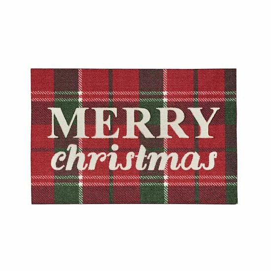 St. Nicholas Square® Merry Christmas Holiday 19.5'' X 30'' Accent Rug 1 St. Nicholas Square® Merry Christmas Holiday 19.5'' X 30'' Accent Rug