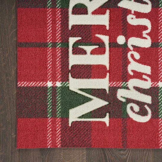 St. Nicholas Square® Merry Christmas Holiday 19.5'' X 30'' Accent Rug 3 St. Nicholas Square® Merry Christmas Holiday 19.5'' X 30'' Accent Rug - Image 3