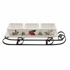 St. Nicholas Square® Humble Estate Ceramic Sled Server