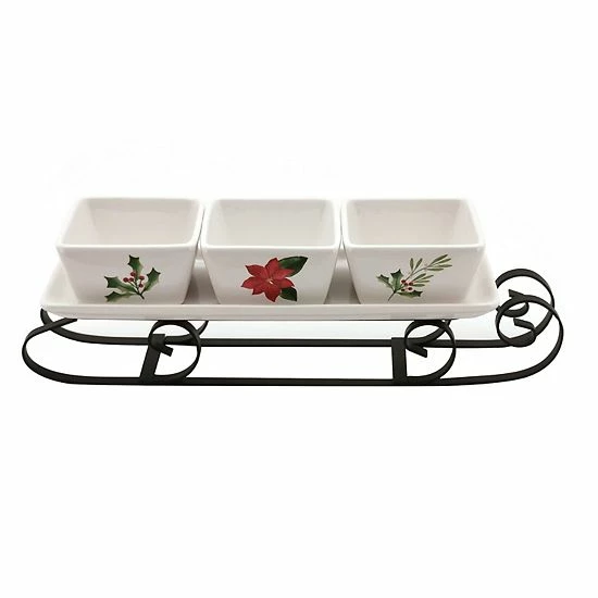 St. Nicholas Square® Humble Estate Ceramic Sled Server 1 St. Nicholas Square® Humble Estate Ceramic Sled Server