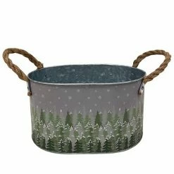 St. Nicholas Square® Snowy Trees Tin