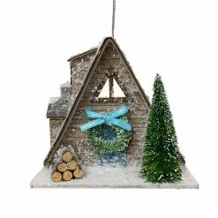 St. Nicholas Square® Rustic House Christmas Ornament