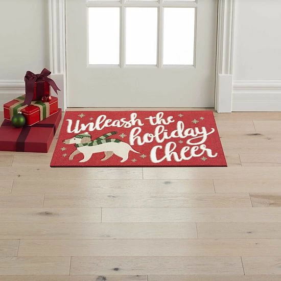 St. Nicholas Square® Dog Unleash Holiday Cheer 19.5'' X 30'' Accent Rug 2 St. Nicholas Square® Dog Unleash Holiday Cheer 19.5'' X 30'' Accent Rug - Image 2