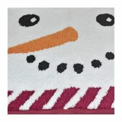 St. Nicholas Square® Snowman Face Rug -St. Nicholas Square Shop unnamed file 1109