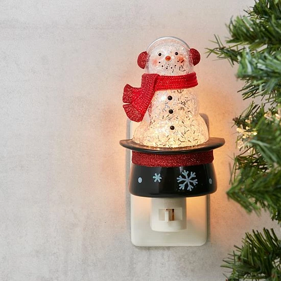 St. Nicholas Square® Snowman Hat Night Light 2 St. Nicholas Square® Snowman Hat Night Light - Image 2