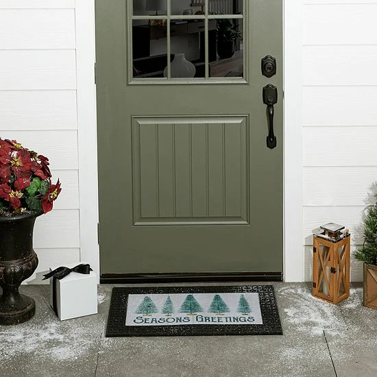 St. Nicholas Square® Season Greetings 18'' X 30'' LED Doormat 3 St. Nicholas Square® Season Greetings 18'' X 30'' LED Doormat - Image 3