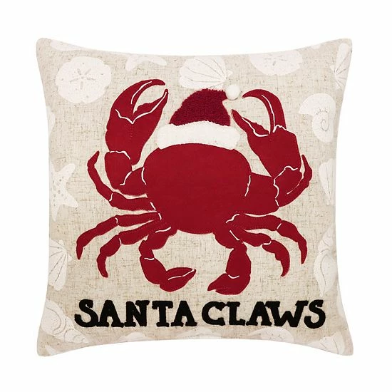 St. Nicholas Square® Santa Claws Throw Pillow 1 St. Nicholas Square® Santa Claws Throw Pillow