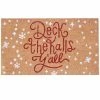 St. Nicholas Square® Deck The Halls 18'' X 30'' Coir Doormat