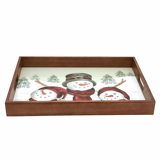 St. Nicholas Square® Yuletide Serving Tray With Handles 2 St. Nicholas Square® Yuletide Serving Tray With Handles - Image 2