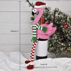 St. Nicholas Square® Flamingo Wine Bottle Cover -St. Nicholas Square Shop unnamed file 1277