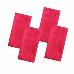 St. Nicholas Square® Poinsettia Jacquard Dinner Napkin 4-pk.