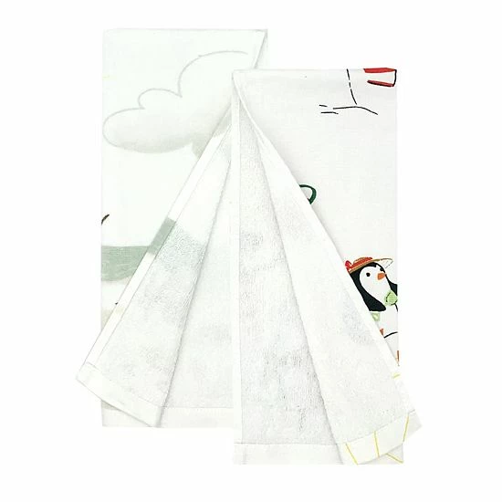 St. Nicholas Square® Sandy Snowman Kitchen Towel 2-pk. 2 St. Nicholas Square® Sandy Snowman Kitchen Towel 2-pk. - Image 2