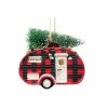 St. Nicholas Square® Plaid Camper Christmas Ornament