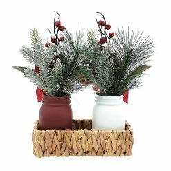 St. Nicholas Square® Artificial Poinsettia Mason Jar Table Decor 6 St. Nicholas Square® Artificial Poinsettia Mason Jar Table Decor -St. Nicholas Square Shop unnamed file 1437