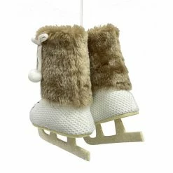 St. Nicholas Square® Faux Fur Ice Skate Christmas Ornament With Loop -St. Nicholas Square Shop unnamed file 1469