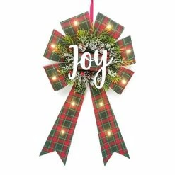 St. Nicholas Square® LED Joy Bow Christmas Ornament
