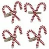 St. Nicholas Square® 4-pc. Candy Cane Napkin Ring Set