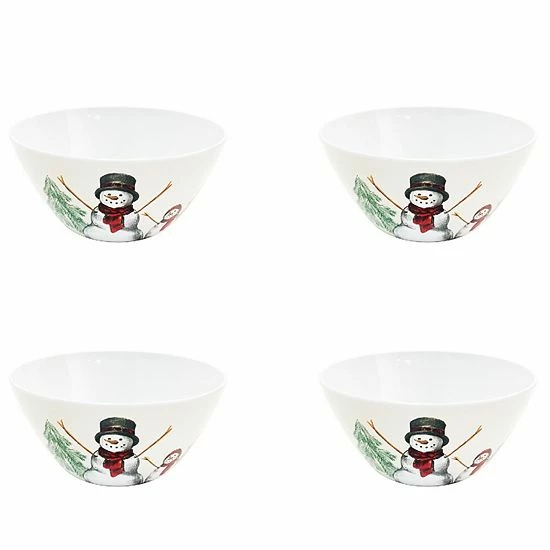 St. Nicholas Square® Yuletide 4-pc. Melamine Cereal Bowl Set 1 St. Nicholas Square® Yuletide 4-pc. Melamine Cereal Bowl Set