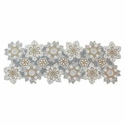 St. Nicholas Square® Beaded Snowflake Table Runner - 36"