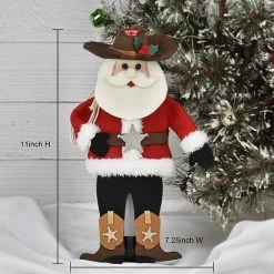 St. Nicholas Square® Cowboy Santa Wine Bottle Cover -St. Nicholas Square Shop unnamed file 1555
