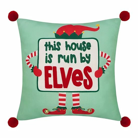 St. Nicholas Square® Elves Throw Pillow 1 St. Nicholas Square® Elves Throw Pillow