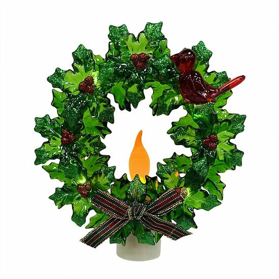 St. Nicholas Square® Wreath Night Light 1 St. Nicholas Square® Wreath Night Light