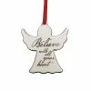 St. Nicholas Square® Believe Angel Sentiment Ornament