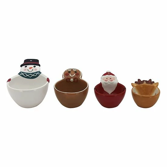 St. Nicholas Square® Merry Merry Measuring Cup Set 4 St. Nicholas Square® Merry Merry Measuring Cup Set - Image 4