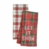 St. Nicholas Square® Let It Snow Tea Towel 2-pk.