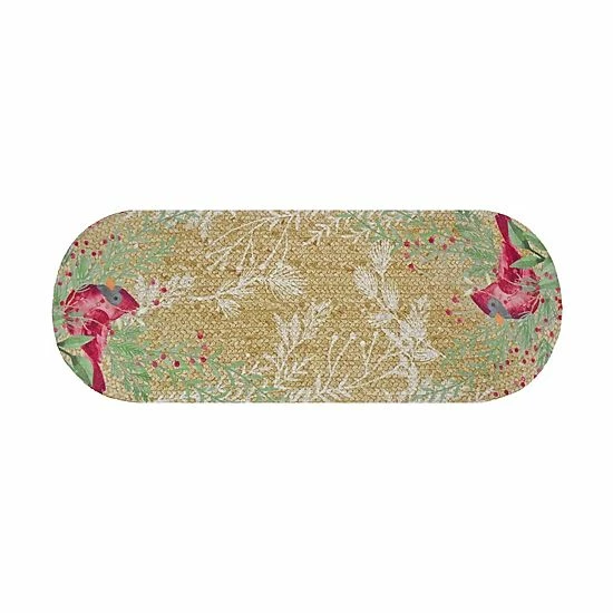 St. Nicholas Square® Cardinal Jute Table Runner - 36" 1 St. Nicholas Square® Cardinal Jute Table Runner - 36"