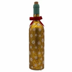 St. Nicholas Square® LED "Deck The Halls Y'all" Wine Bottle -St. Nicholas Square Shop unnamed file 1636