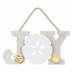 St. Nicholas Square® Sea Shell "JOY" Christmas Ornament