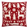 St. Nicholas Square® Folklore Deer Throw Pillow