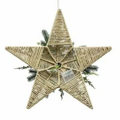 St. Nicholas Square® Woven Paper Yarn Star LED Wall Decor -St. Nicholas Square Shop unnamed file 1693