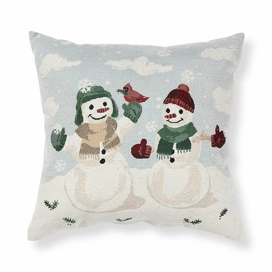 St. Nicholas Square® Holiday Tapestry Throw Pillow 1 St. Nicholas Square® Holiday Tapestry Throw Pillow