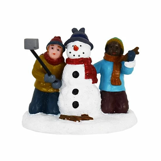 St. Nicholas Square® Village Snowman Selfie 1 St. Nicholas Square® Village Snowman Selfie