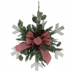 St. Nicholas Square® LED Wooden Snowflake Wall Decor