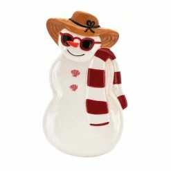 St. Nicholas Square® Memory Lane Beach Snowman Spoon Rest