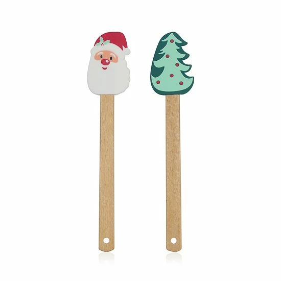 St. Nicholas Square® 2-pc. Silicone Spatula Set 1 St. Nicholas Square® 2-pc. Silicone Spatula Set