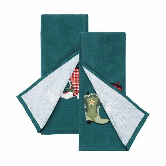 St. Nicholas Square® Texas Christmas Kitchen Towel 2-pk. 2 St. Nicholas Square® Texas Christmas Kitchen Towel 2-pk. - Image 2