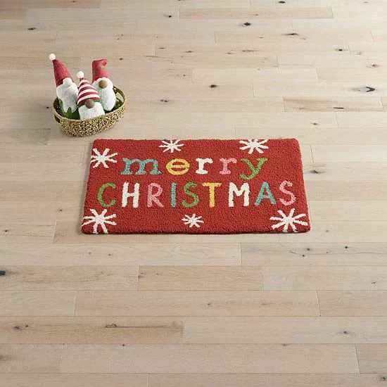St. Nicholas Square® Merry Christmas Hooked 20'' X 30'' Rug 2 St. Nicholas Square® Merry Christmas Hooked 20'' X 30'' Rug - Image 2