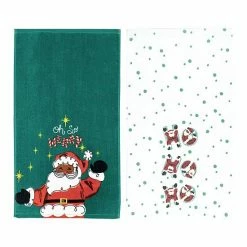 St. Nicholas Square® Oh So Merry Santa Kitchen Towel 2-pk. -St. Nicholas Square Shop unnamed file 1845
