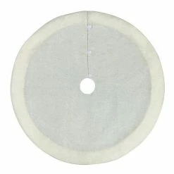 St. Nicholas Square® White & Gold Tree Skirt -St. Nicholas Square Shop unnamed file 1857