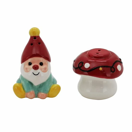 St. Nicholas Square® Gnome Salt & Pepper Shaker Set 2 St. Nicholas Square® Gnome Salt & Pepper Shaker Set - Image 2