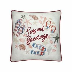 St. Nicholas Square® Seas & Greetings Throw Pillow