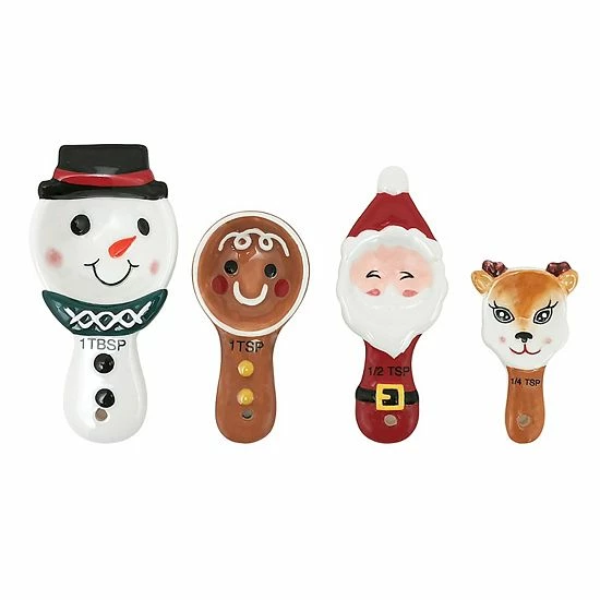 St. Nicholas Square® Merry Merry Measuring Spoon Set 1 St. Nicholas Square® Merry Merry Measuring Spoon Set
