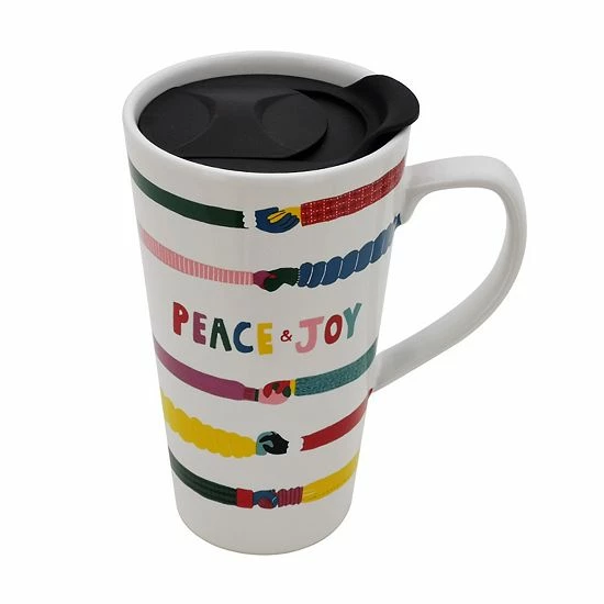 St. Nicholas Square® Peace & Joy Travel Mug 2 St. Nicholas Square® Peace & Joy Travel Mug - Image 2