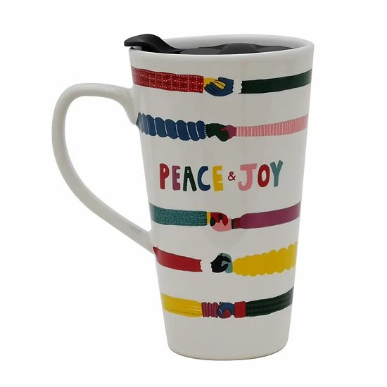 St. Nicholas Square® Peace & Joy Travel Mug 3 St. Nicholas Square® Peace & Joy Travel Mug - Image 3