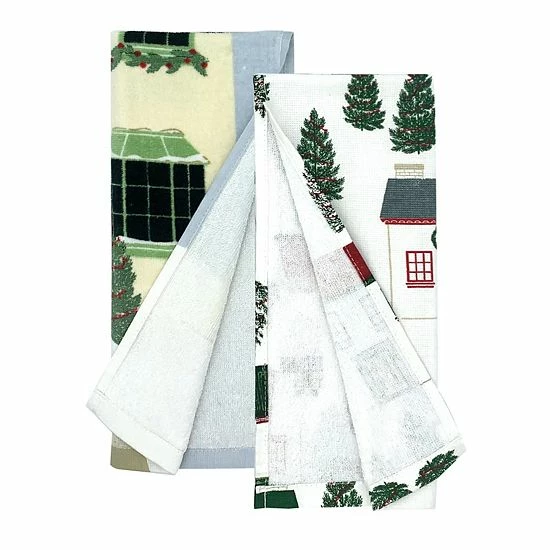 St. Nicholas Square® Front Door Kitchen Towel 2-pk. 2 St. Nicholas Square® Front Door Kitchen Towel 2-pk. - Image 2