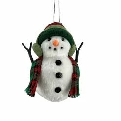 St. Nicholas Square® Plush Snowman Christmas Ornament